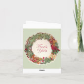 BEDANKT VOOR KERSTCADEAU krans (Achterkant)