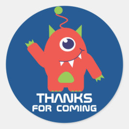 Bedankt voor komende kinder buitenaardse stickers