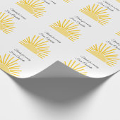 bedankt voor komende Voeg naam toe Tekstbericht Zo Cadeaupapier (Hoek)