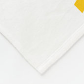 bedankt voor komende Voeg naam toe Tekstbericht Zo Fleece Deken (Hoek)