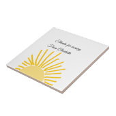 bedankt voor komende Voeg naam toe Tekstbericht Zo Tegeltje (Zijkant)