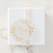 Bedankt voor komende Waterverf bladeren botanische Bedankjes Labels (Met doos)