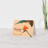 Bedankt voor komst en jouw naam (Voorkant)