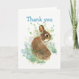 Bedankt voor Listening Cute Bunny Rabbit