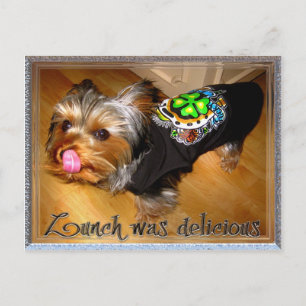 Bedankt voor Lunch Briefkaart