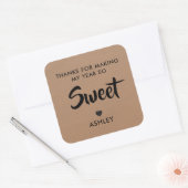 Bedankt voor Making My Year So Sweet Teacher Label (Envelop)