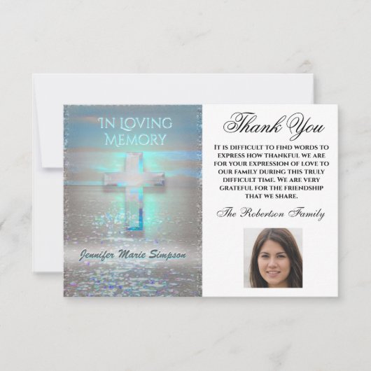 Bedankt voor Memorial Foto Keepomwille (Voorkant)