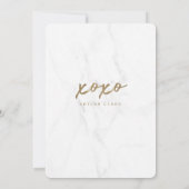 Bedankt voor mijn bruidsmeisje typografie marmer (Achterkant)