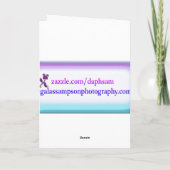 Bedankt voor mijn cadeaus hond wenskaart (Achterkant)