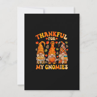 Bedankt voor mijn Gnomen Thanksgiving Gnoome Kaart