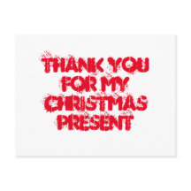 Bedankt voor mijn kerstcadeau