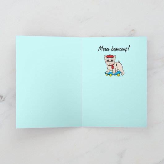 Bedankt voor mijn lerares Frans (Binnen)