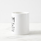 Bedankt voor mijn moeder grappige koffie-Mok Koffiemok (Center)