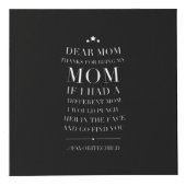 Bedankt voor mijn moeder grappige moederdag cadeau kubus (Rechts)