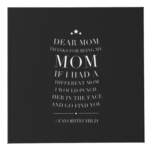 Bedankt voor mijn moeder grappige moederdag cadeau kubus (Voorkant)