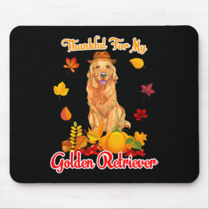 Bedankt voor mijn Thanksgiving Golden Retriever Muismat