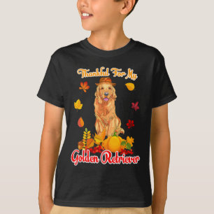 Bedankt voor mijn Thanksgiving Golden Retriever T-shirt