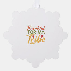 Bedankt voor mijn Thanksgiving Halloween Costu. Ornament Kaart