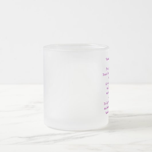 Bedankt voor mijn vriend - Mok van glas met voorge (Center)