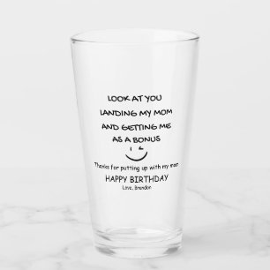 Bedankt voor m'n vader. glas