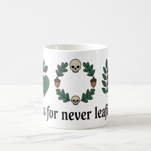 Bedankt voor Never Leafing Me Mok | Grappig Plant (Center)