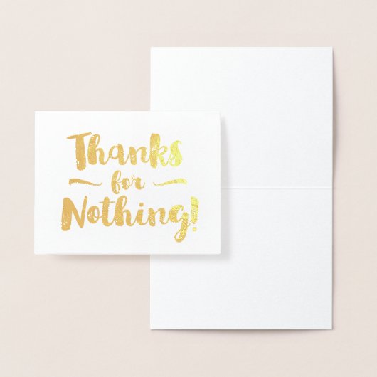 Bedankt voor niets Fancy Folie Kaarten (Display)