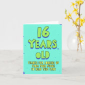 Bedankt voor omhoog het kijken van uw telefoon om  kaart (Gele Bloem)