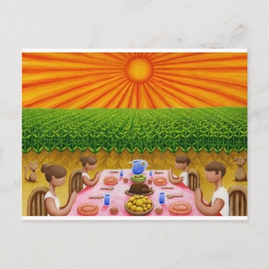 Bedankt voor ons dagelijks brood briefkaart (Voorkant)