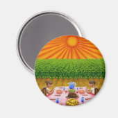 Bedankt voor ons dagelijks brood magneet (Voorkant / Achterkant)