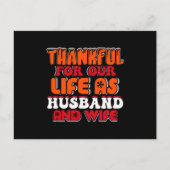 Bedankt voor ons leven als man en vrouw briefkaart (Voorkant)