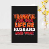 Bedankt voor ons leven als man en vrouw kaart (Gele Bloem)