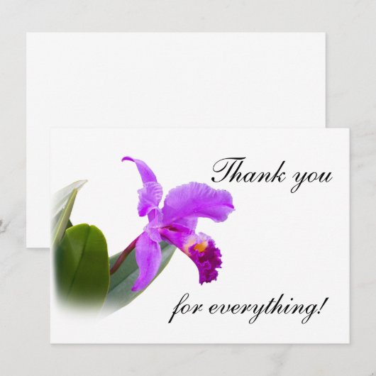 Bedankt voor Orchid (Voorkant / Achterkant)