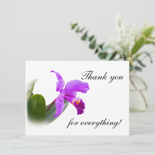 Bedankt voor Orchid (Staand voorkant)