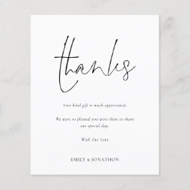 Bedankt voor Pas getrouwd voor budgetscript voor w