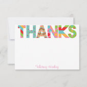 Bedankt voor patterbrieven - Persoonlijke notitiek (Voorkant)