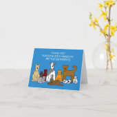 Bedankt voor Pet Foster Parents Kaart (Gele Bloem)