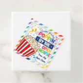 Bedankt voor Poppin by the Open House Real Estate Bedankjes Labels (In situ)