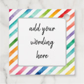 Bedankt voor Poppin by the Open House Real Estate Bedankjes Labels (Achterkant)