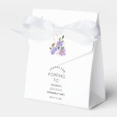 Bedankt voor Popping by Retirement Party Bedankdoosjes (Voorkant Zijde)