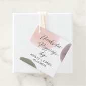 Bedankt voor Popping By Wedding Gift Label, Bedankjes Labels (In situ)