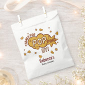 "bedankt voor popping door" baby shower feestgesch bedankzakje (Geknipt)