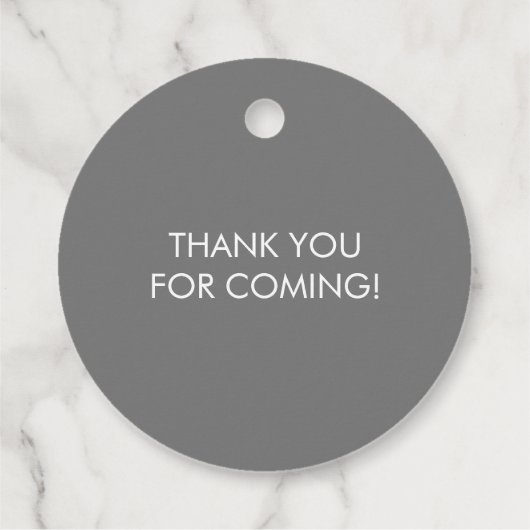 Bedankt voor Popping door Labels, olifant Baby sho Bedankjes Labels (Achterkant)