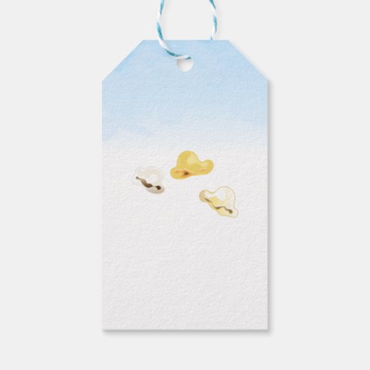 Bedankt voor Popping door Popcorn Gebeurtenis Cadeaulabel (Achterkant)