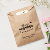 Bedankt voor Popping, Lief Dank u, Huwelijksgunste Bedankzakje (Gezegeld)