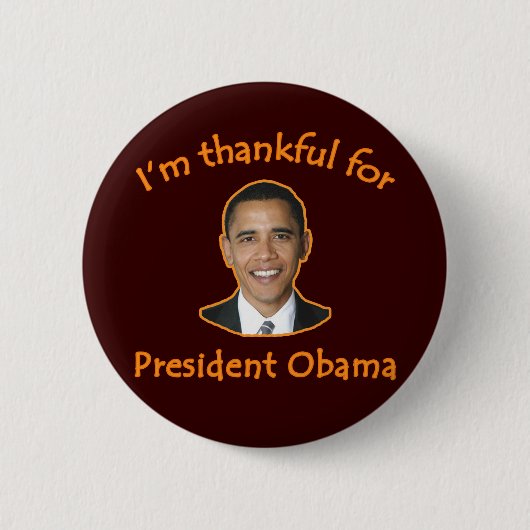 Bedankt voor President Obama T-shirts, Mokken Ronde Button 5,7 Cm (Voorkant)