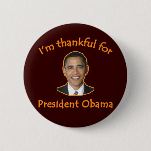 Bedankt voor President Obama T-shirts, Mokken Ronde Button 5,7 Cm