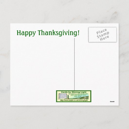 Bedankt voor scripts ~ BRIEFKAART (Achterkant)