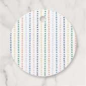 Bedankt voor Shellabrating Pastel Seashell Bedankjes Labels (Achterkant)