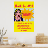 Bedankt voor #SO Poster (Keuken)