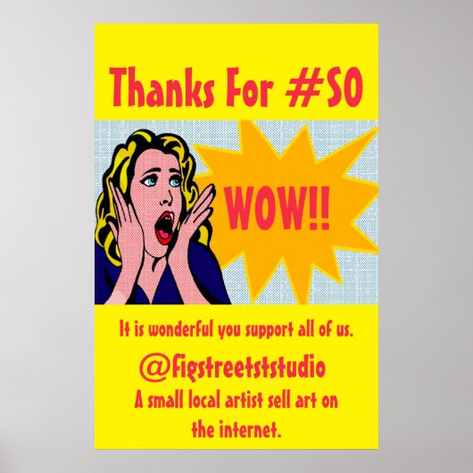 Bedankt voor #SO Poster (Voorkant)
